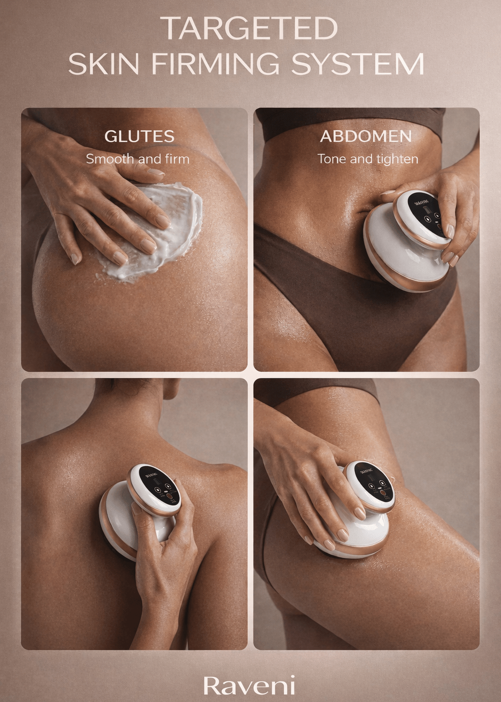 Electric Scraping Massager Cupping Therapy Device - Raveni