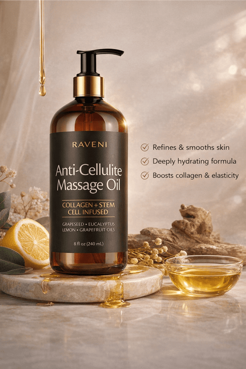 Skin Firming Moisturizing Body Massage Oil - Raveni